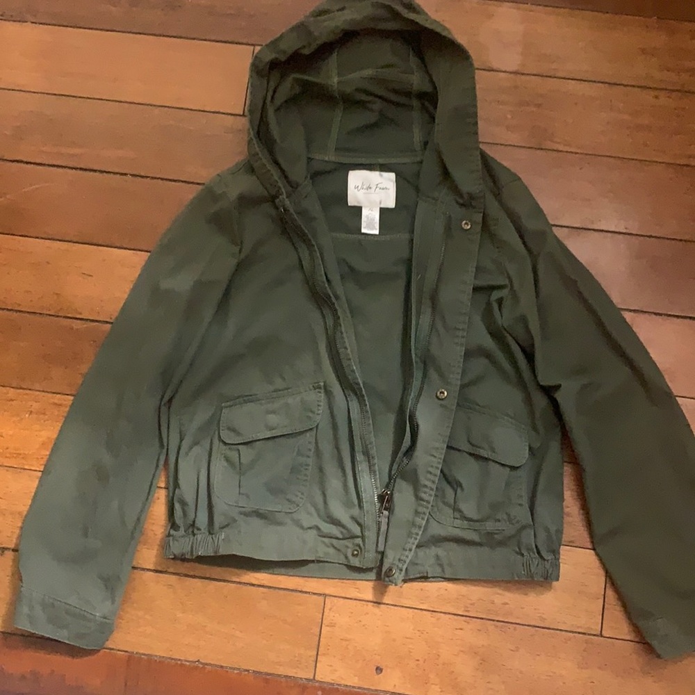 Olive green lightweight jacket